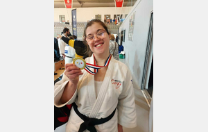 Chloé COURTIS-Budo Club Cergy : Championne IDF sport adapté