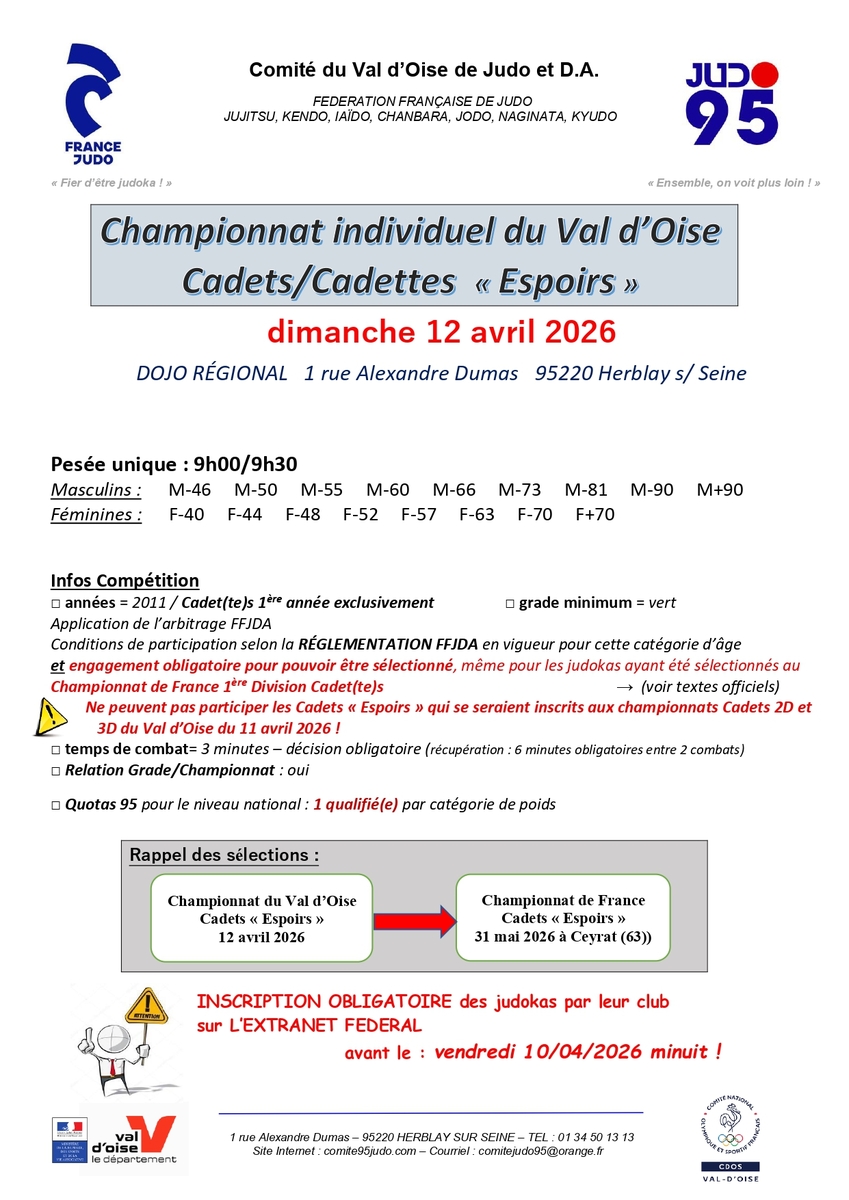 Championnat 95 Espoirs