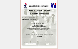 Découverte du Jujitsu à destination des féminines