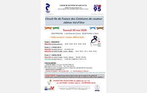 Circuit île-de-France des ceintures de couleur édition Val d'Oise